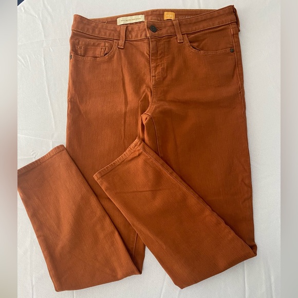 Anthropologie Denim - Anthropologie pilcro burnt orange stretch skinny Jean size 30. 28” inseam